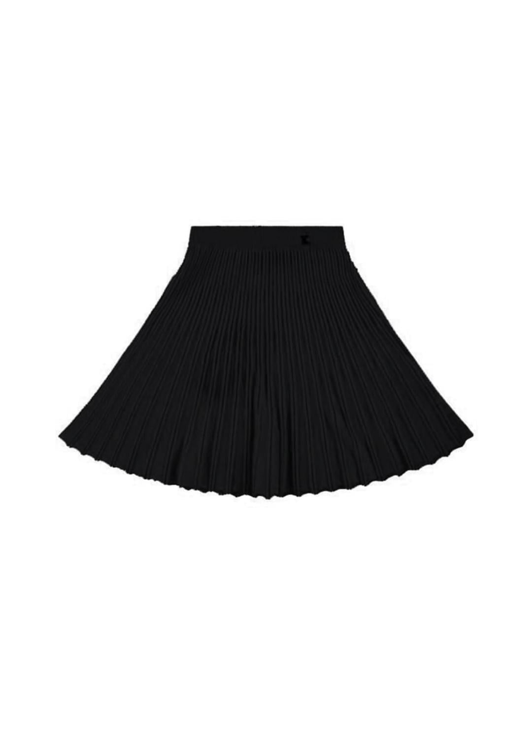 AD-MJ Teens Knit Skirt-Black