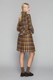 Briar Blazer in Cocoa / Cinnamon Plaid