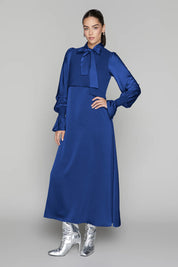 Claremont Dress in Elderberry