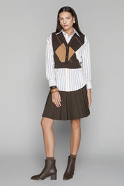Orwell Vest in Cocoa