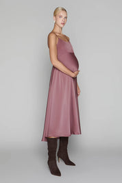 Sahara Maternity Dress in Mulberry