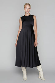 Monroe Maternity Dress in Black