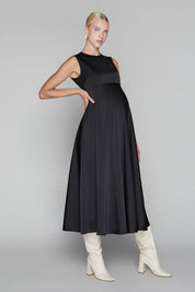 Monroe Maternity Dress in Black