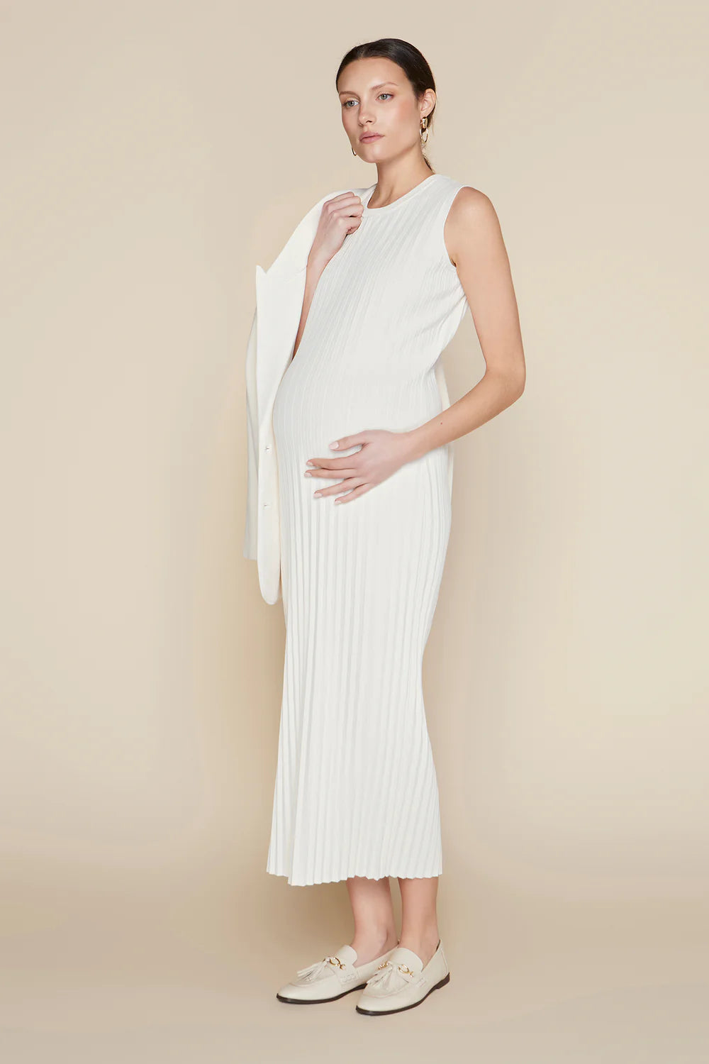 Rhône Maternity Set in Coconut