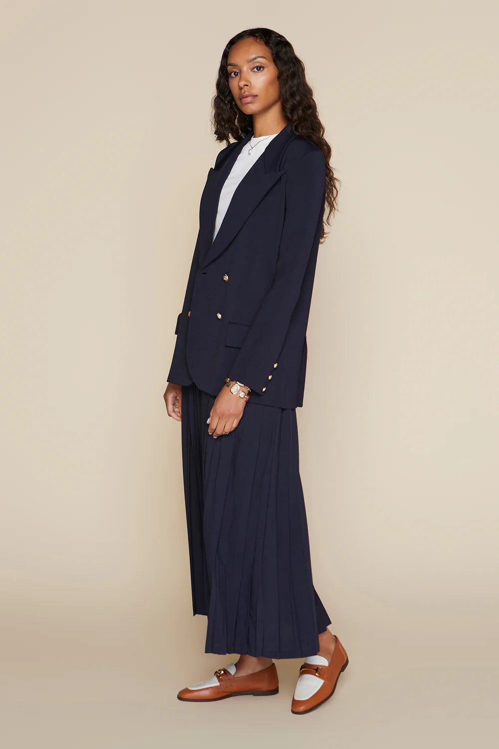 Darby Blazer in Deep Indigo Navy