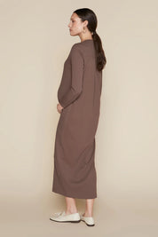 Avon Maternity Dress in Hazelnut