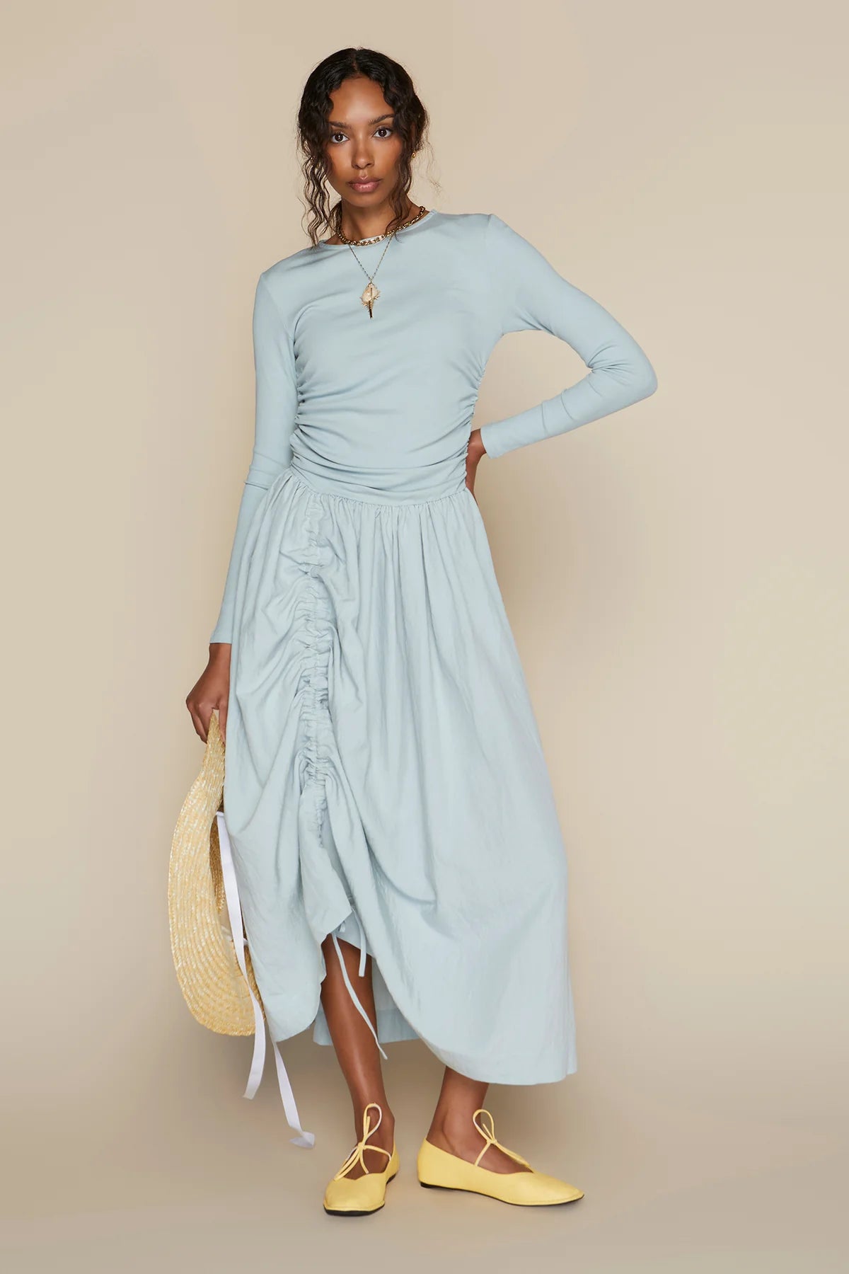 Savoy Dress in Victorian Mint