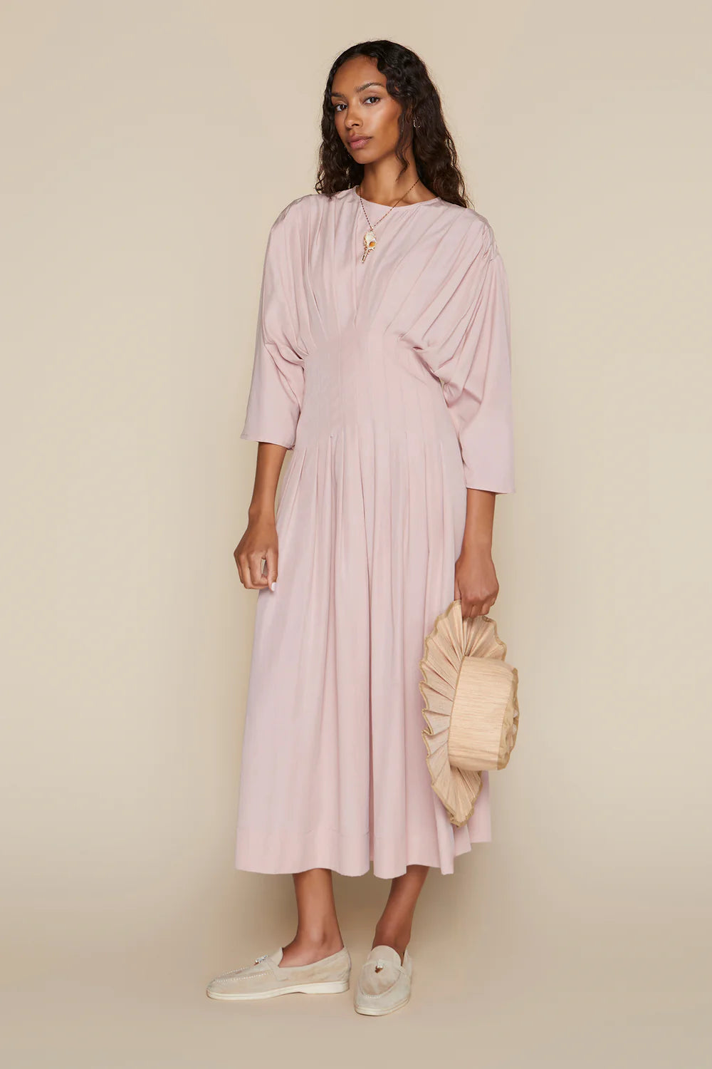 Havana Dress in Dusty Pink