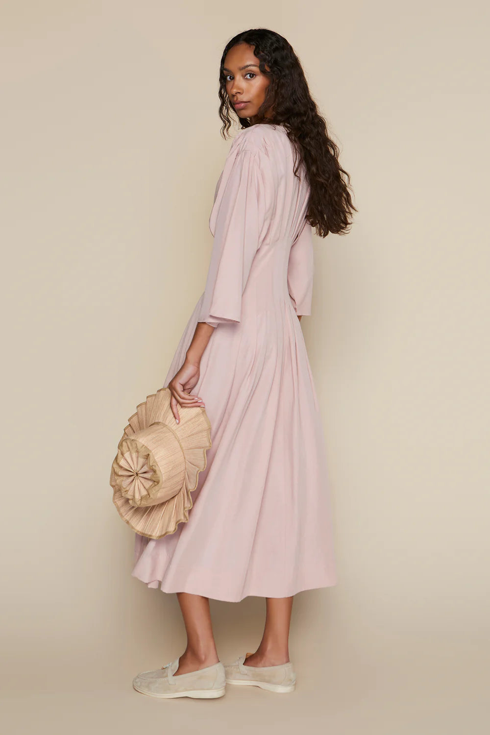 Havana Dress in Dusty Pink