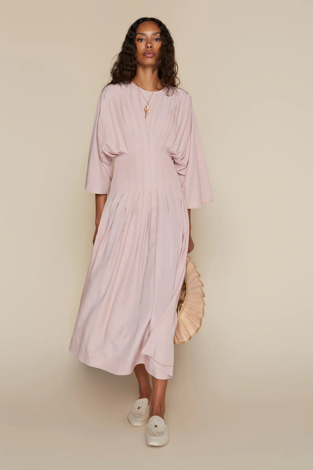Havana Dress in Dusty Pink