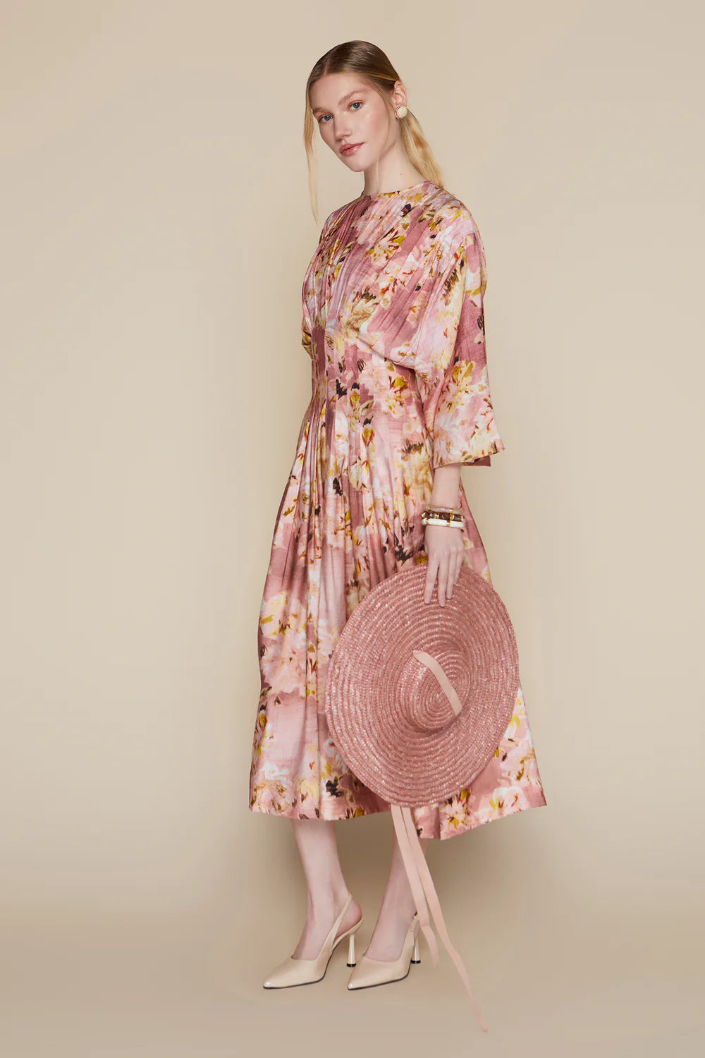 Havana Dress in Mauve Meadow
