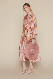 Havana Dress in Mauve Meadow
