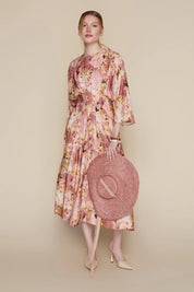 Havana Dress in Mauve Meadow