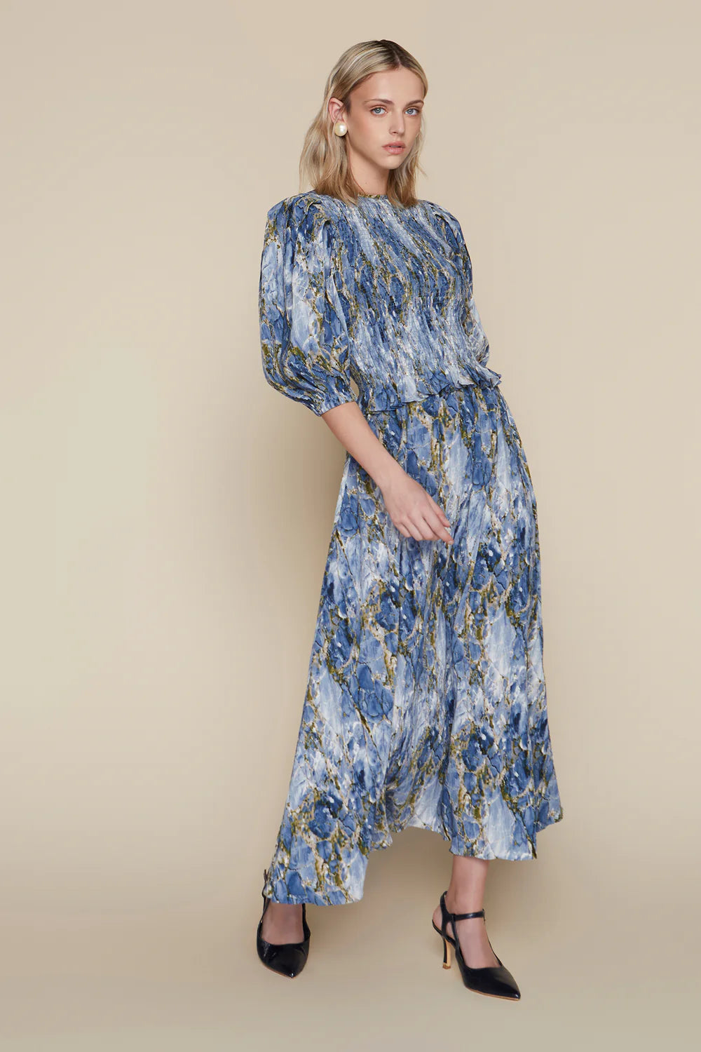 Tavira Skirt in Slate Haze