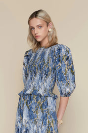 Tavira Top in Slate Haze