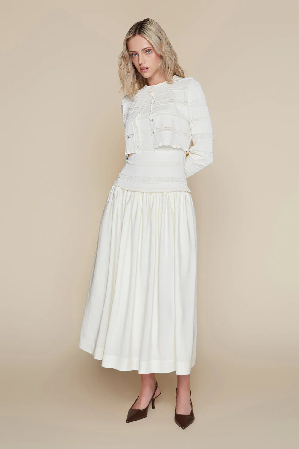 Amur Dress in Coconut