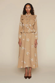 Antibes Dress in Oat