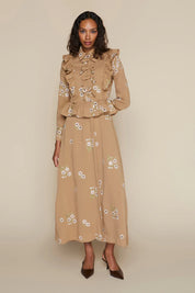 Antibes Dress in Oat