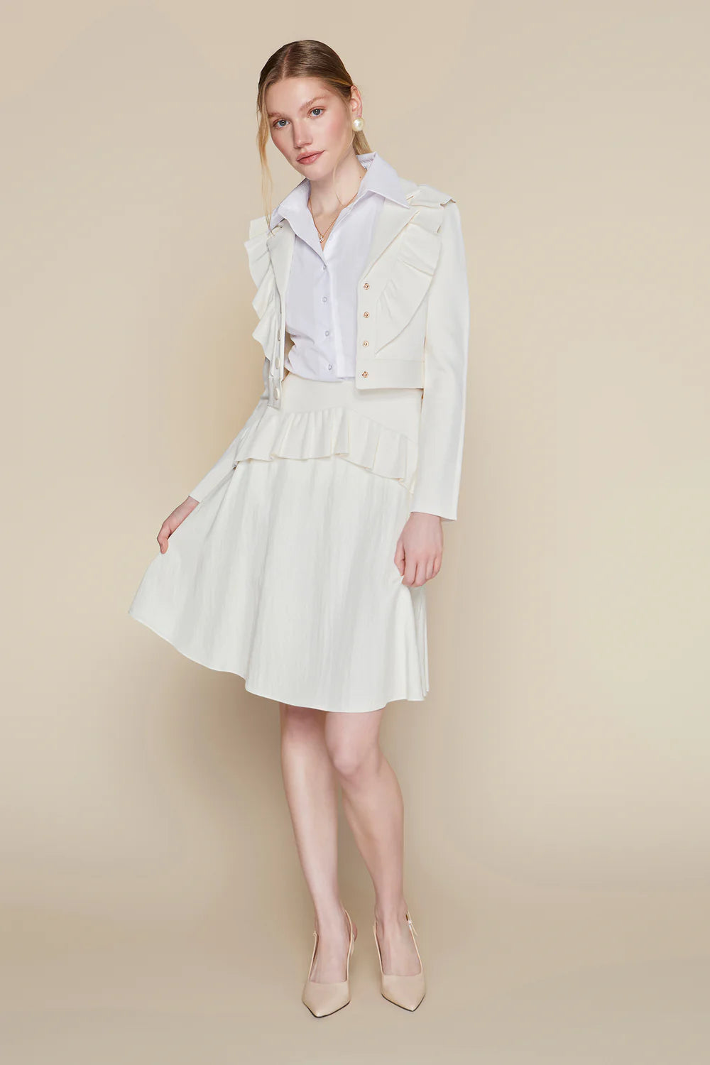 Montage Blazer in Coconut
