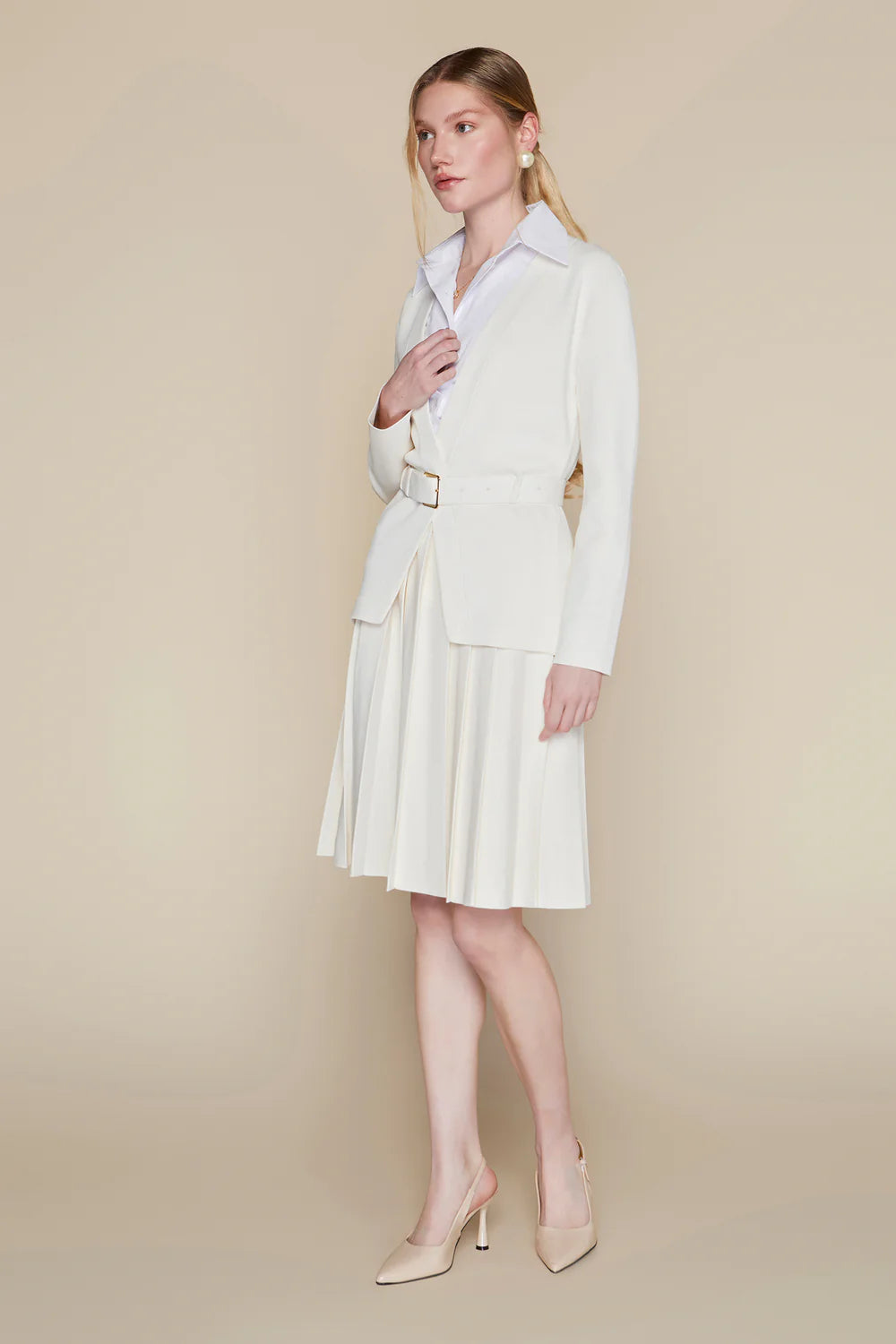 Madeira Blazer in Coconut