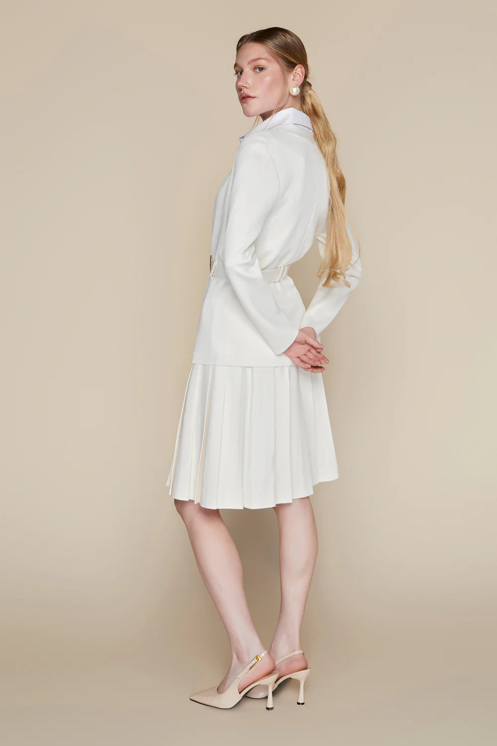 Madeira Blazer in Coconut