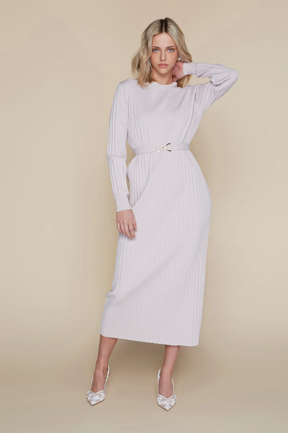 Marbella Dress in Berry Mousse