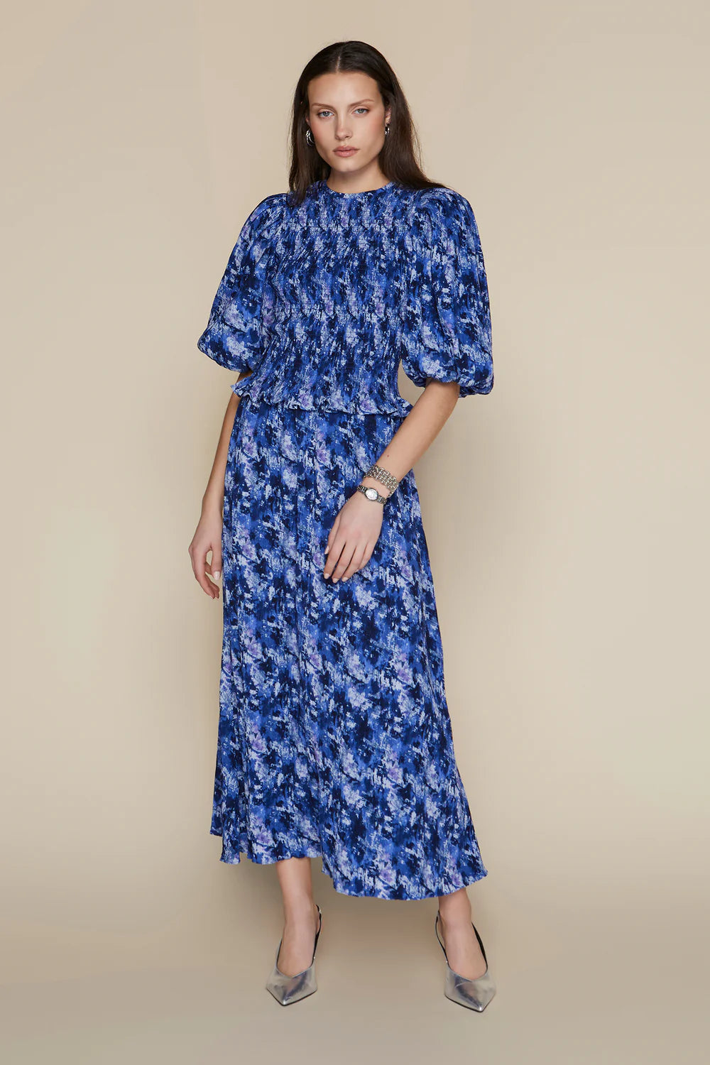 Tavira Skirt in Cobalt Crystal