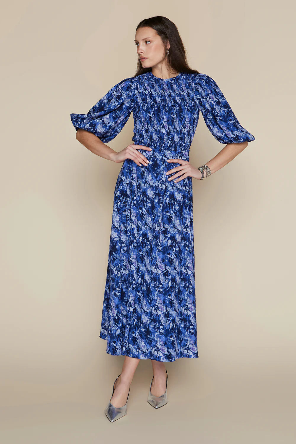 Tavira Skirt in Cobalt Crystal