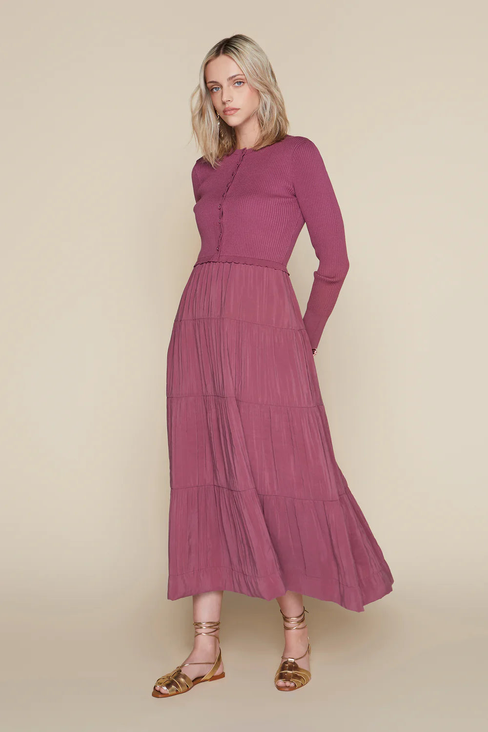 Marmi Dress in Mauve