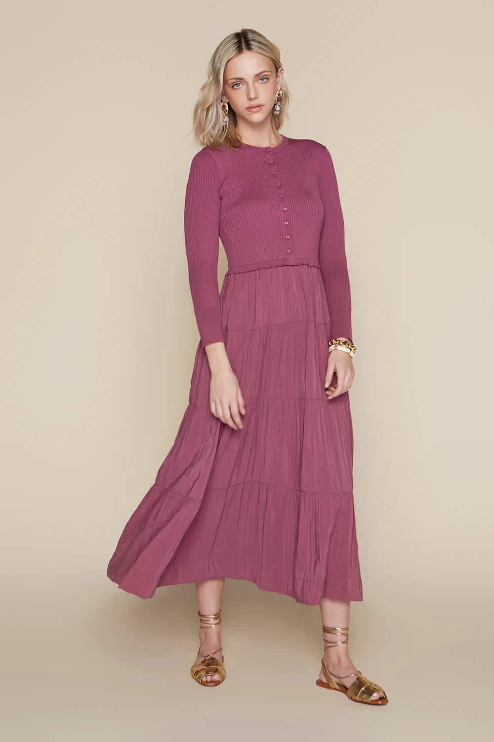Marmi Dress in Mauve
