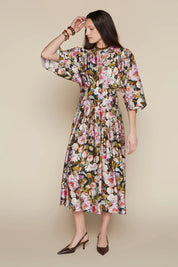 Havana Dress in Watercolor Stroke