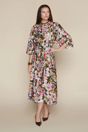 Havana Dress in Watercolor Rose