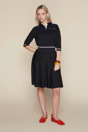 Menton Polo in Black