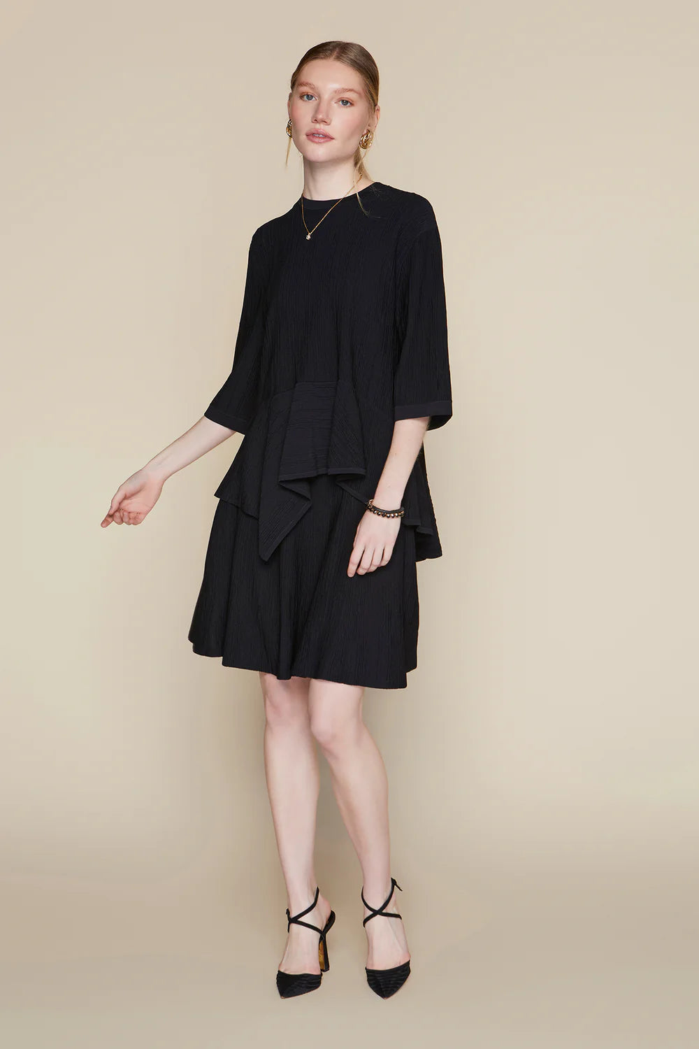 Cannes Flow Top Black