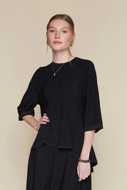 Cannes Flow Top Black