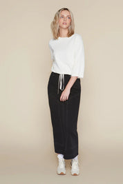 Kama Skirt in Black Denim
