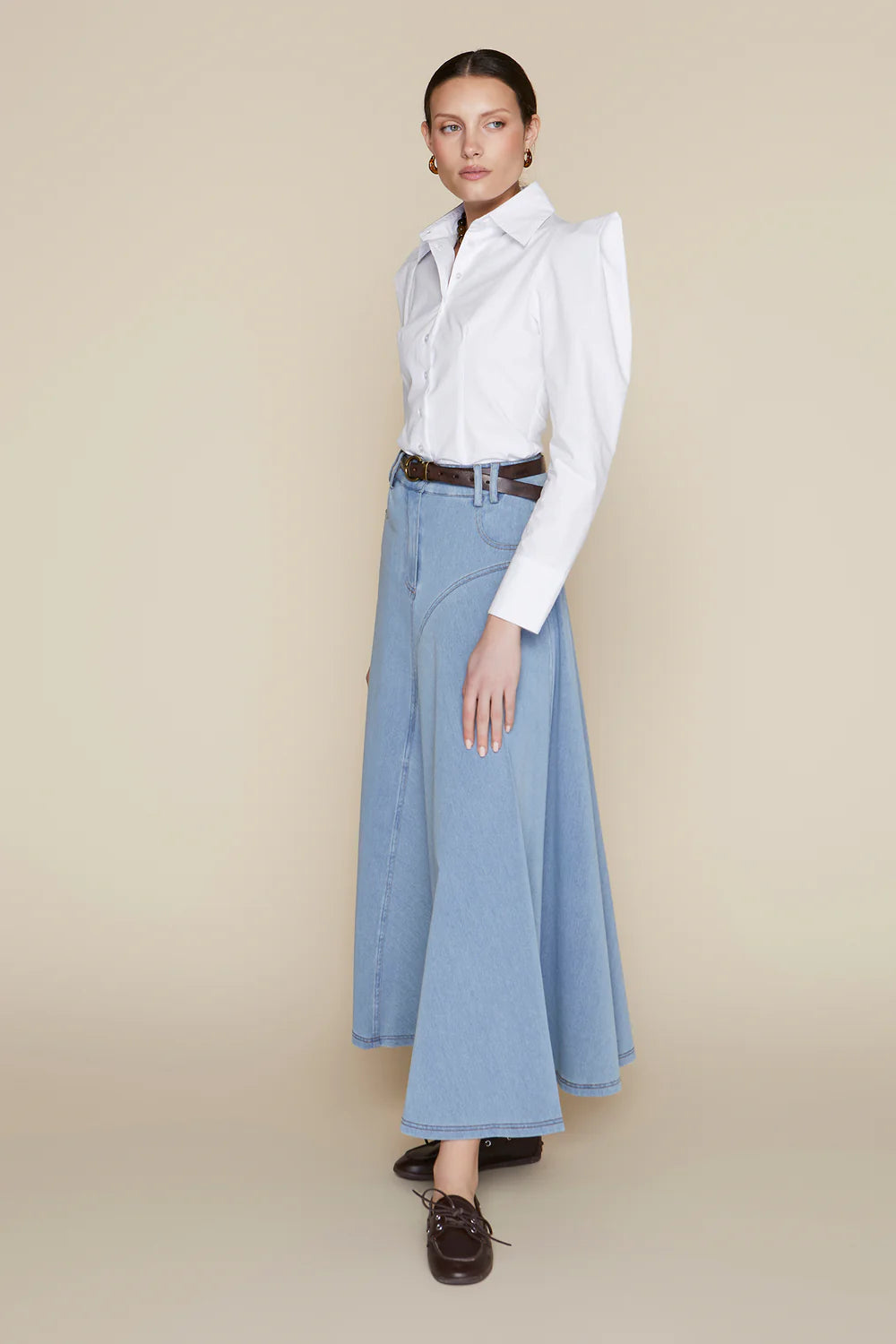 Clyde Blouse in White