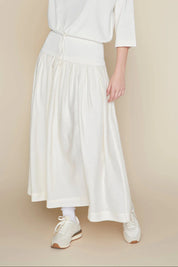 Maxi Volta Skirt in Coconut