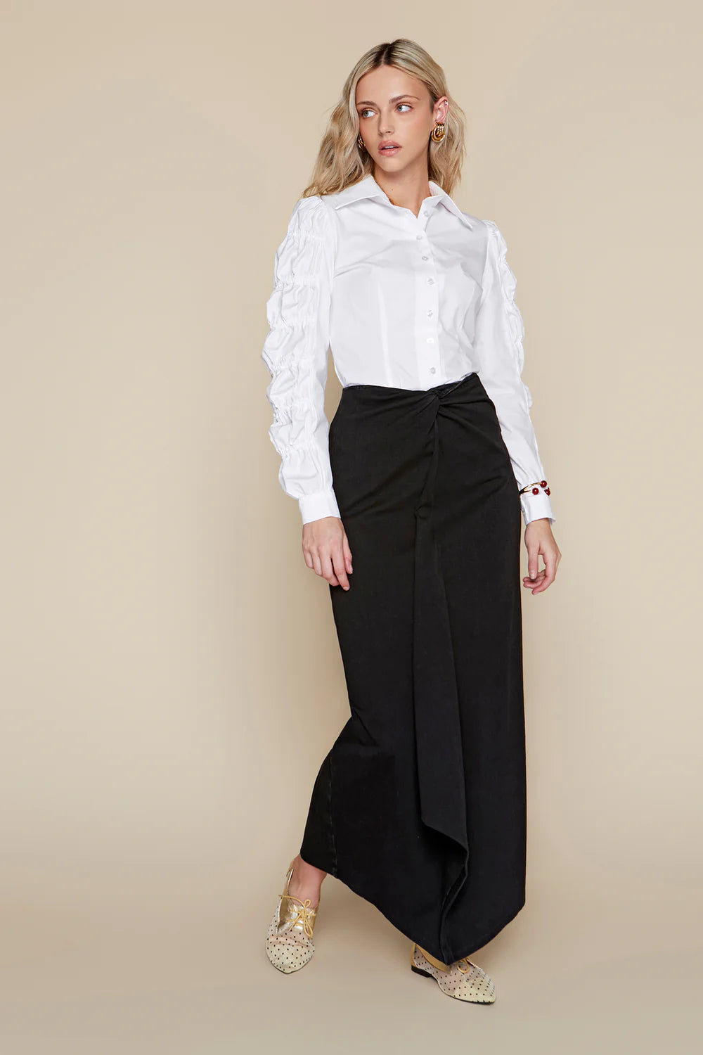 Tyne Blouse in White