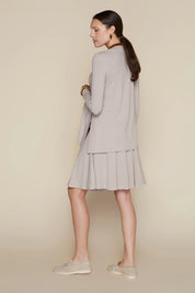 Amethyst Maternity Skirt in Bone