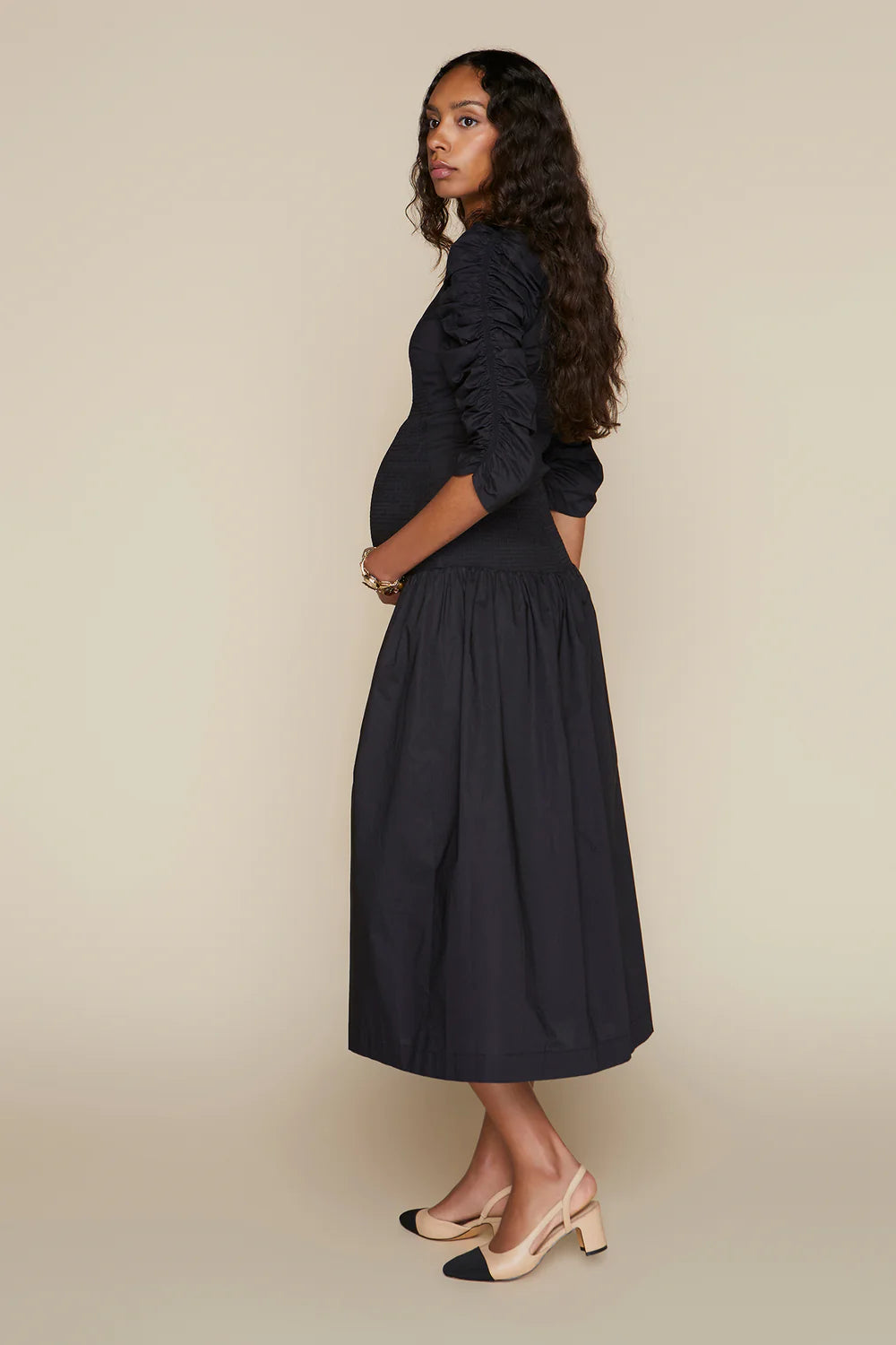 Tay Maternity Dress in Black