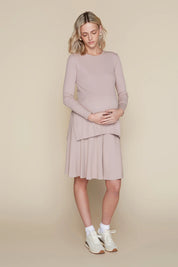 Amethyst Maternity Skirt in Blush