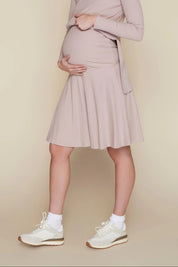 Amethyst Maternity Skirt in Blush