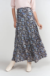 Tiered Maxi Skirt- Turkish Floral