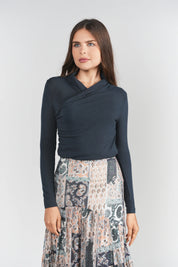 Yael Top- Midnight Blue