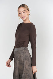 Mickie Top- Chocolate