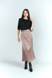 Naomie Slip Skirt Maxi- Mocha