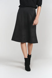 Naomie Slip Skirt 23"- Black