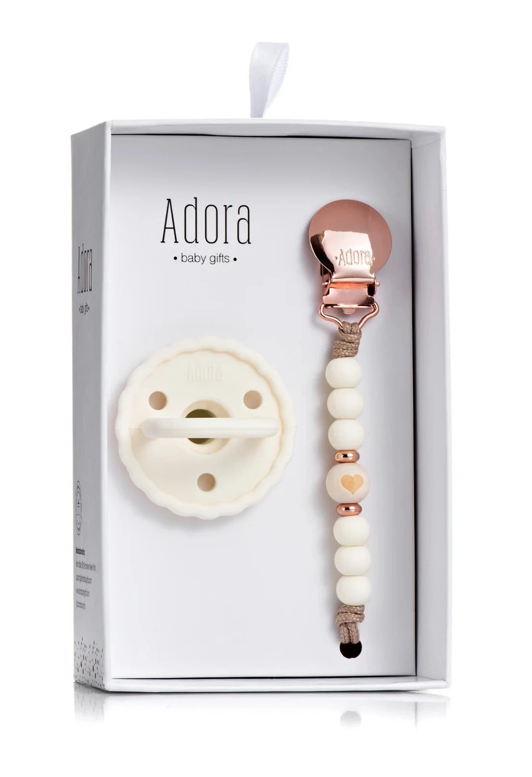 Gift Set Scalloped Vanilla Heart