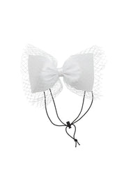 Avant Garde Bow Grand - White - PROJECT 6, modest fashion
